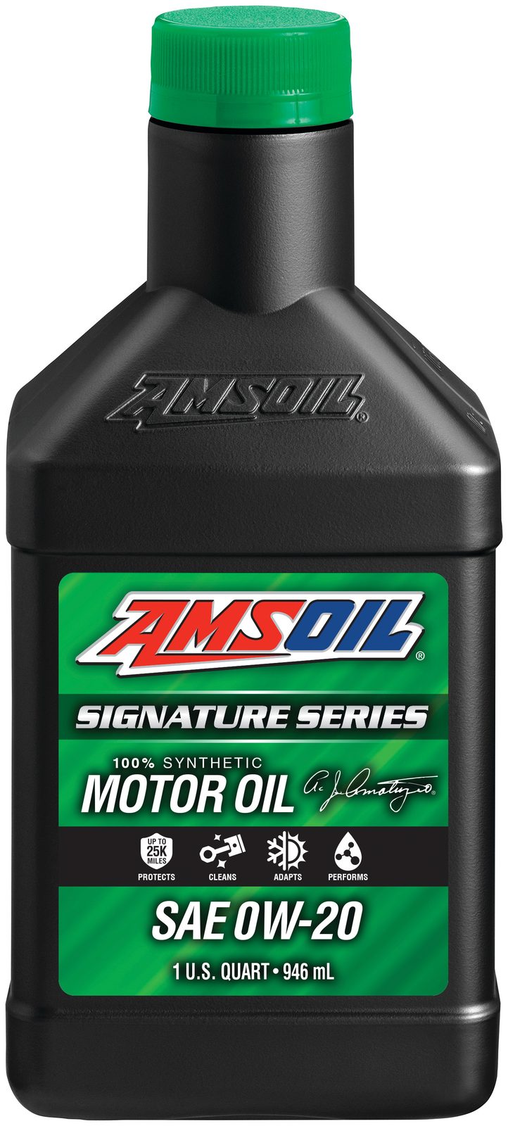 AMSOIL Signature Series 0W-20 Synthetic Motor Oil Quart