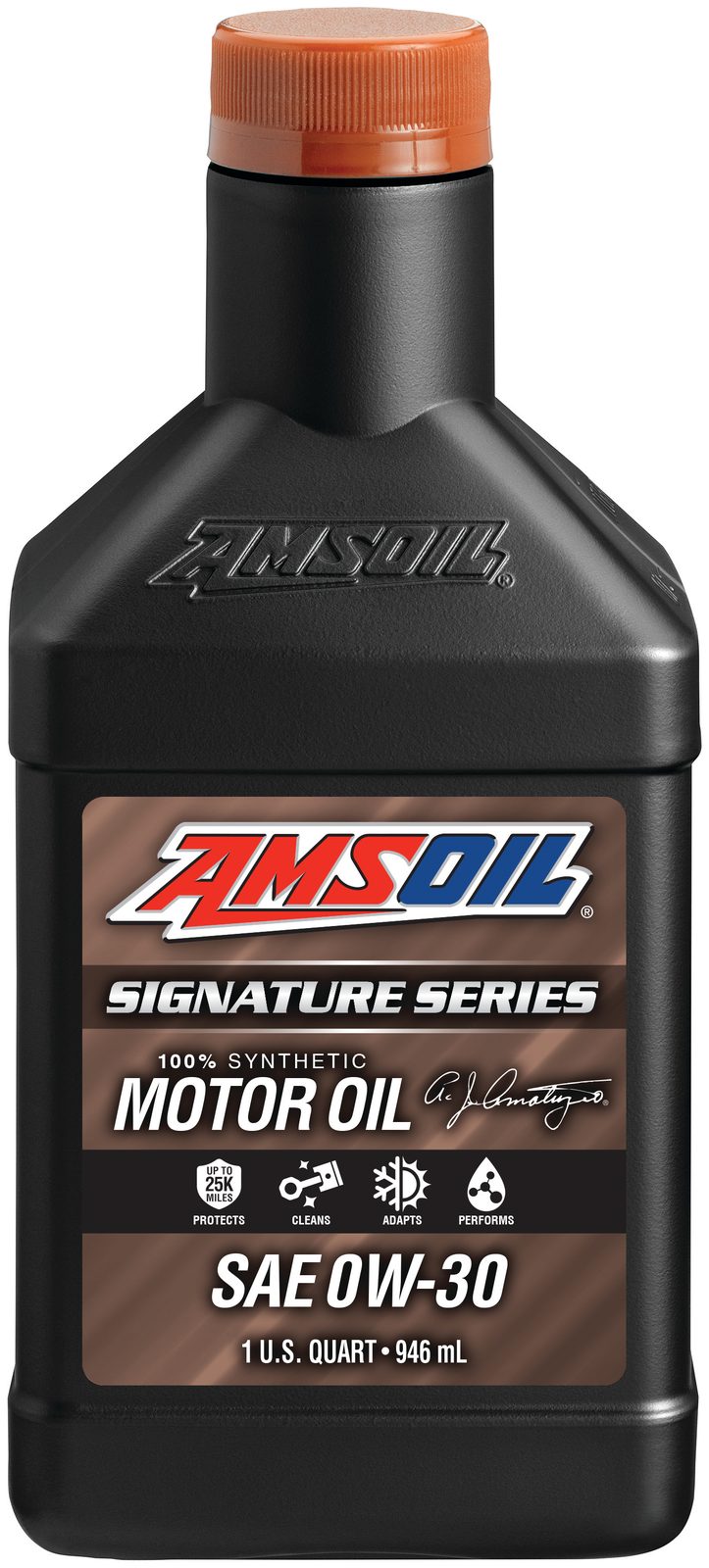 AMSOIL Signature Series 0W-30 Synthetic Motor Oil Quart
